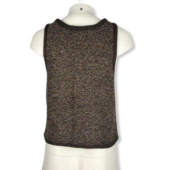 Vintage Kitty Hawk Knitted Button Up Sweater Vest - Picture 5 of 8